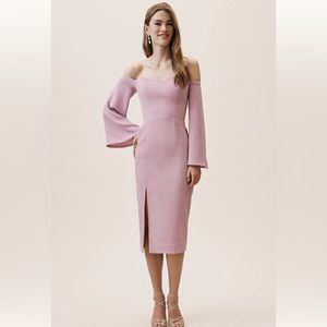 BHLDN x Dress The Population Lavender Erin Dress